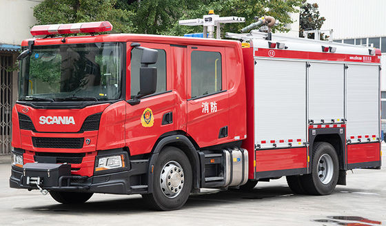 SCANIA 4T Tanque de água Caminhão de combate a incêndios Bom preço Veículo especializado China Fábrica