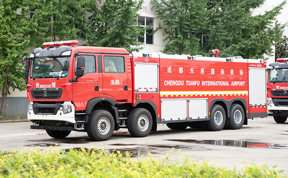 SINOTRUK HOWO 18T espuma de água CAFS Caminhão de combate a incêndios Preço Veículo especializado China Fábrica