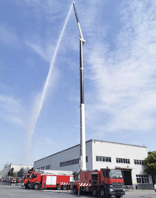Carro de bombeiros da torre de água de Mercedes Benz 60m com água 8000L &amp; espuma